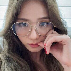 Dior GEMDIORO AU B000 Eyeglasses Gold 58mm Aviator Frame